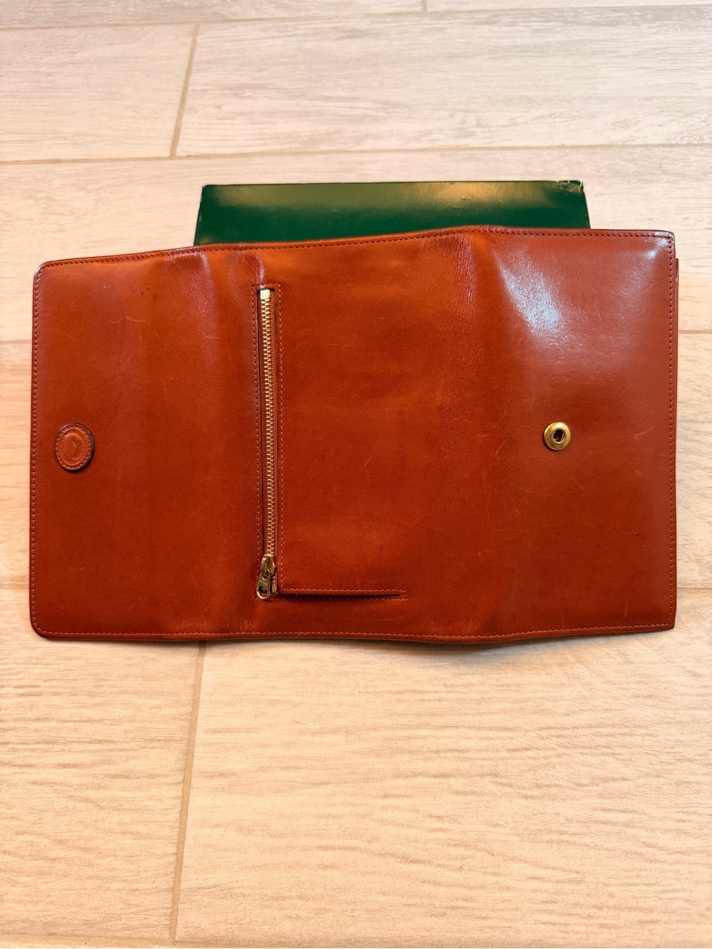 Dooney & Bourke Brown Leather Continental Wallet - Picture 5 of 5